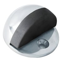 Genérico - Tope De Puerta Medialuna Cromado 40 Mm