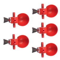 Magideal - 5 Bebederos Automáticos Para Aves De Corral Para Regadera De Pollo, Patios Traseros De Plástico Para Aves De Corral, Vasos Para Beber Agua Para Pollo,