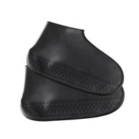 Magideal - Cubrezapatillas Impermeables Para , Protectores De Calzado Para Ciclismo, Cubrezapatillas Galosh, Cubrebotas Reutilizables Para Adultos Y , Negro M Color Negro M