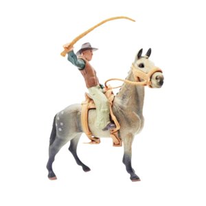 Bothyi - Modelo De Caballos Pvc Con Silla De Montar Figura De Acción De Caballo Pequeño Para Los Regalos De Fiesta Estilo B