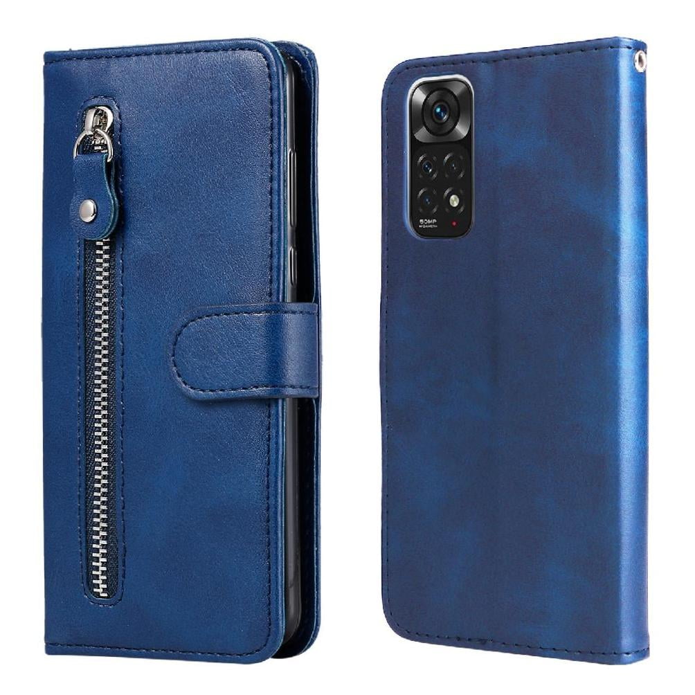 Gangxun - Funda Con Cremallera Para Xiaomi Redmi Note 11/11s 4g, Carcasa Cartera De Cuero Pu Con Soporte Y Tarjetero