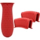 thumbnail image 1 of Juego de fundas de silicona para asas calientes, soportes para asas de sartenes, fundas para asas de sartenes de hierro fundido, fundas antideslizantes resistentes al calor para planchas, sartenes de, 1 of 8