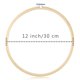 thumbnail image 4 of Aro de bordado de madera Caydo 30 cm (pack de 3), 4 of 8