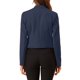 thumbnail image 3 of INSPIRE CHIC Chaqueta de Traje Casual de Negocios sin Cuello para Mujer Regreso a Clases para Maestras Oficina de Trabajo Blazer Corto L Azul Marino, 3 of 8