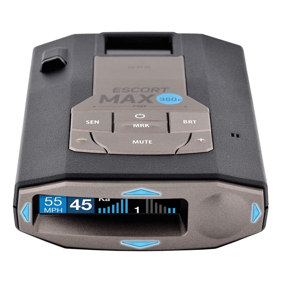 Detector de radar láser ESCORT MAX 360c WiFi/Bluetooth negro