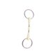 thumbnail image 3 of Cabezada Snaffle Happy Mouth de 13 cm, doble articulación y anillo suelto, 3 of 7