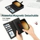 thumbnail image 2 of Multi-functional Leather Wallet Phone Case Flip Phone Protective Case Anti-fall Leather Case Plug-in Card Phone Case With Strap Lanyard Large Capacity Multi-card Zipper Leather Case For Samsung S23 PL, 2 of 3