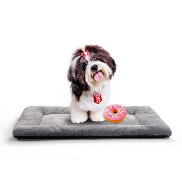 Almohadilla de cama para perros VERZEY, ultrasuave y lavable para perros pequeños