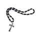 thumbnail image 3 of Colgante De Cruz De Rosario Para Hombres, Mujeres, Cuentas De Oración De Rosario, Collar De Cruz De Rosario Negro, 3 of 5