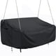 thumbnail image 1 of Cubierta de columpio del porche impermeable cubierta de columpio al aire libre resistente al desgarro todas las cubiertas de muebles del patio a prueba de intemperie (negro, 161 * 72 * 89cm), 1 of 3