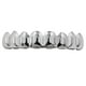 thumbnail image 1 of 18K Hip-Hop Top / Bottom Boca Dientes Parrillas Unisex White - Top Grills, 1 of 3