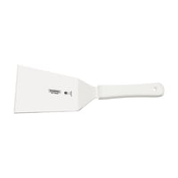 Espátula Para Frituras Tramontina Profesional Con Lámina En Acero Inoxidable Y Mango De Polipropileno Blanco 6X3,1/2""