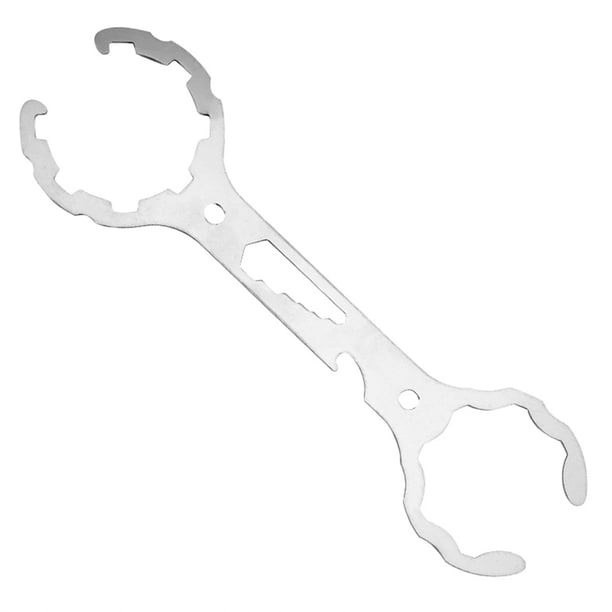 Llave de válvula reductora de presión, llave de tanque de Gas, abridor de tapa de barril de acero inoxidable multifuncional ligero, llave de tanque de