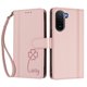 thumbnail image 3 of Funda Cartera Trébol para Xiaomi Poco C81 4G con Ranuras Tarjetas y Carga Inalámbrica Rosa, 3 of 6
