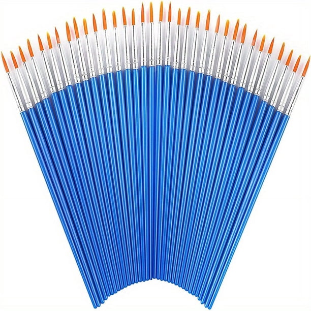 11pcs Professional Watercolor, Gouache, Acrylic, and Oil Painting Brushes for DIY Painting, Nail Art, and Face Painting - High-Quality Artist Tools for Expert Results