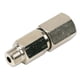 thumbnail image 1 of Válvula de retención VIAIR de 1/8 M a 1/8 F NPT (16 mm) niquelada, 1 of 1