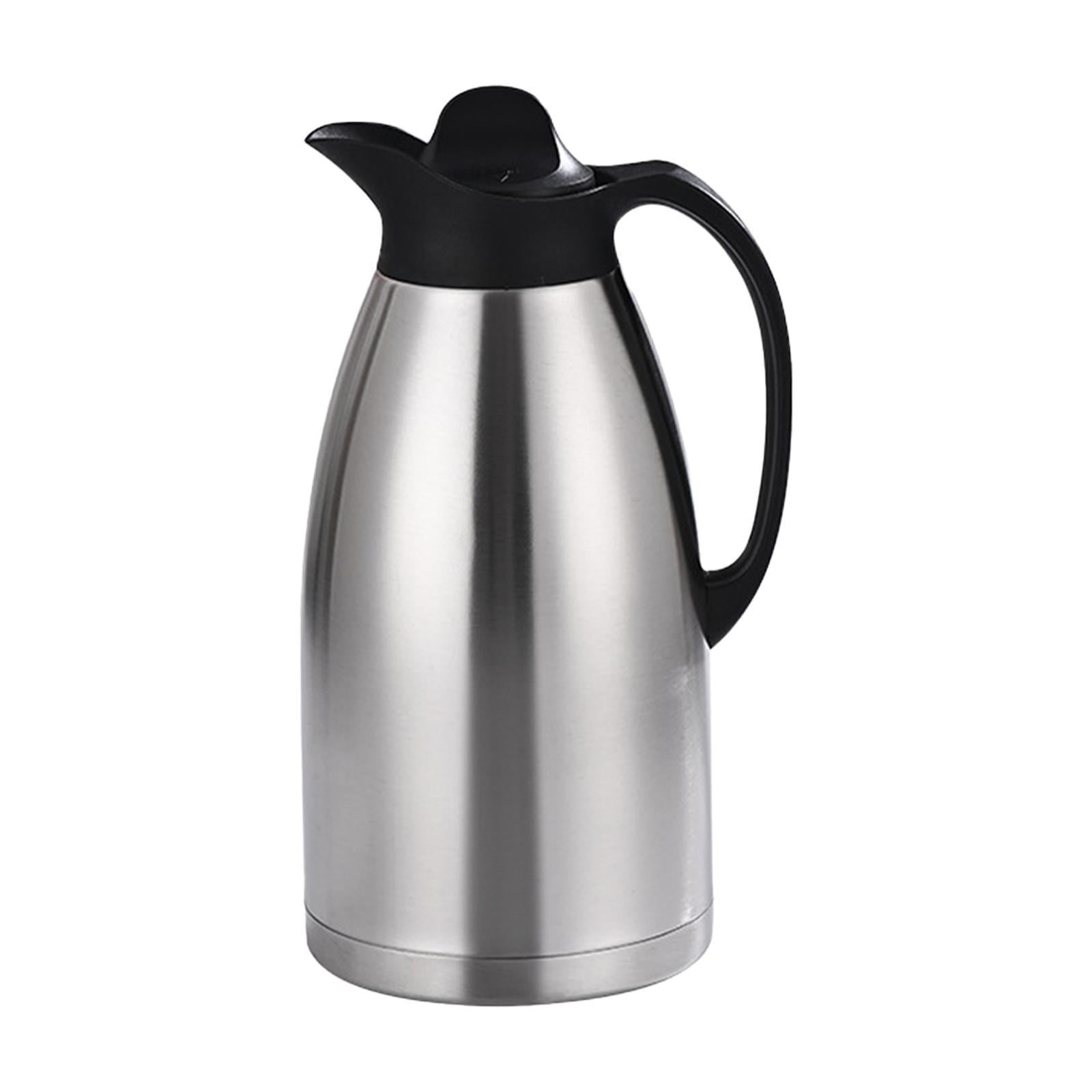 Bothyi - Jarra Térmica De Acero Inoxidable Para Café Con Tapa Para Líquidos Calientes Barbacoa Casera 2l