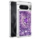 thumbnail image 2 of Funda Para Google Pixel 8 Pro Con Brillo Líquido, Protección Completa Y Soporte De Anillo Giratorio, 2 of 4