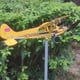 thumbnail image 2 of 1pc Piper J3 Cub Airplane Weathervane, Handmade Airplane Float Plane Weathervane, Handmade Piper J3 Cub Airplane Float Plane Weathervane, 2 of 4