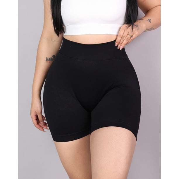Short Fitness Moldeador Push Up con Corte en V