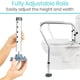 thumbnail image 3 of Toilet Rail Bathroom Safety Marco Ajustable En Altura, 3 of 8