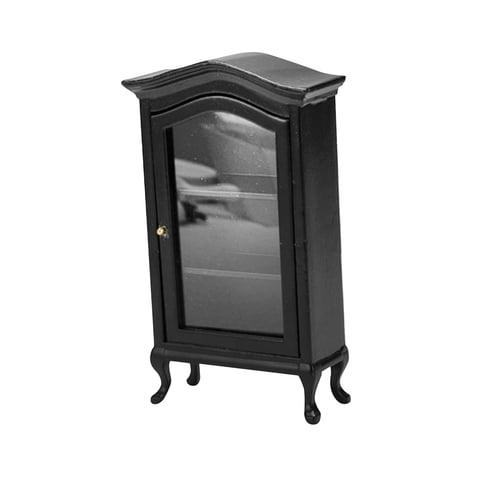 Magideal - Estantería De Madera Para Casa De Muñecas, Vitrina En Miniatura Para Casa De Muñecas, Estante De Exhibición Para Muebles En Miniatura Para Escena En