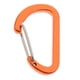 thumbnail image 5 of Mini Mosquetón De Aleación De Aluminio Para Exteriores En Forma De D, Cinta Exprés, Color Naranja Arenado, 5 of 5