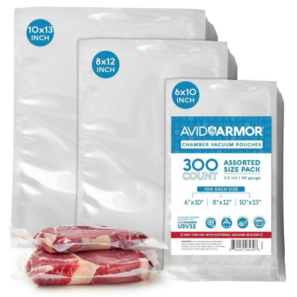 Bolsas selladoras al vacío Chamber Avid Armor, varios tamaños, paquete de 300