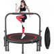 thumbnail image 1 of Trampolín Fitness 40 Pulgadas con Agarradera – Brincolín para Ejercicio , Soporta 300 kg, Equipo Cardio para Casa, Rebotador Deportivo Antideslizante 100 cm de diámetro, 1 of 8