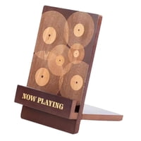 Magideal - Soporte Para Discos De Vinilo, ""Now Playing"", Soporte Para Discos, Ahorra Espacio, Soporte De Escritorio Retro Para Álbumes De Cómics, Archi