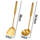 thumbnail image 2 of Juego de utensilios de cocina de acero inoxidable, 2 piezas de utensilios de cocina dorados, 2 of 5