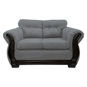 América Decora - Sofá Con Resorte Estructural 2 Personas Taurus Chenille Gris