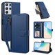 thumbnail image 2 of Funda con Billetera para [Samsung Galaxy S21 Ultra] con Bolsillo Zipper y Tarjetero Azul, 2 of 6