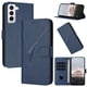 thumbnail image 1 of Funda Cartera Fibra de Carbono para Samsung Galaxy S21 con Soporte y Cierre Magnético Azul, 1 of 6
