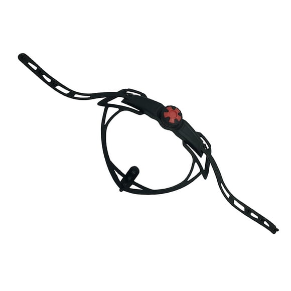 Sistema de retención de casco para , accesorios negros, de ajustable para de montaña, niños, adultos, esquí, escalada , C C
