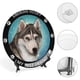 thumbnail image 4 of Husky siberiano Plato decorativo de porcelana fina (bone china), plato decorativo de cerámica para hogar, oficina, soporte de pared, platos decorativos para dormitorio - 6 pulgadas (15 cm), 4 of 6