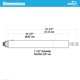 thumbnail image 5 of Cerrador de puerta Wright Products 31 cm blanco ajustable, 5 of 7