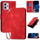 thumbnail image 1 of Funda Flip Premium Fibra de Carbono para Motorola MOTO G23 4G con Soporte y Cierre Rojo, 1 of 6