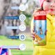 thumbnail image 5 of Zoo Battle ArenaBotella de Agua con Tapa Pop Top de Un Toque, Acero Inoxidable, a Prueba de Fugas, para Deportes, Botella Infantil rosa 12 oz, 5 of 6