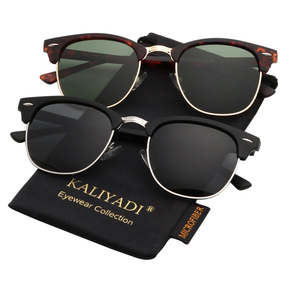 Gafas de sol KALIYADI polarizadas semisin montura que bloquean los rayos UV