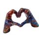 thumbnail image 5 of Estatua de mano de corazón para decoración de bodas, obra de arte resistente al desgaste, escultura de de amor, figura de gesto de corazón para e Vistoso, 5 of 5