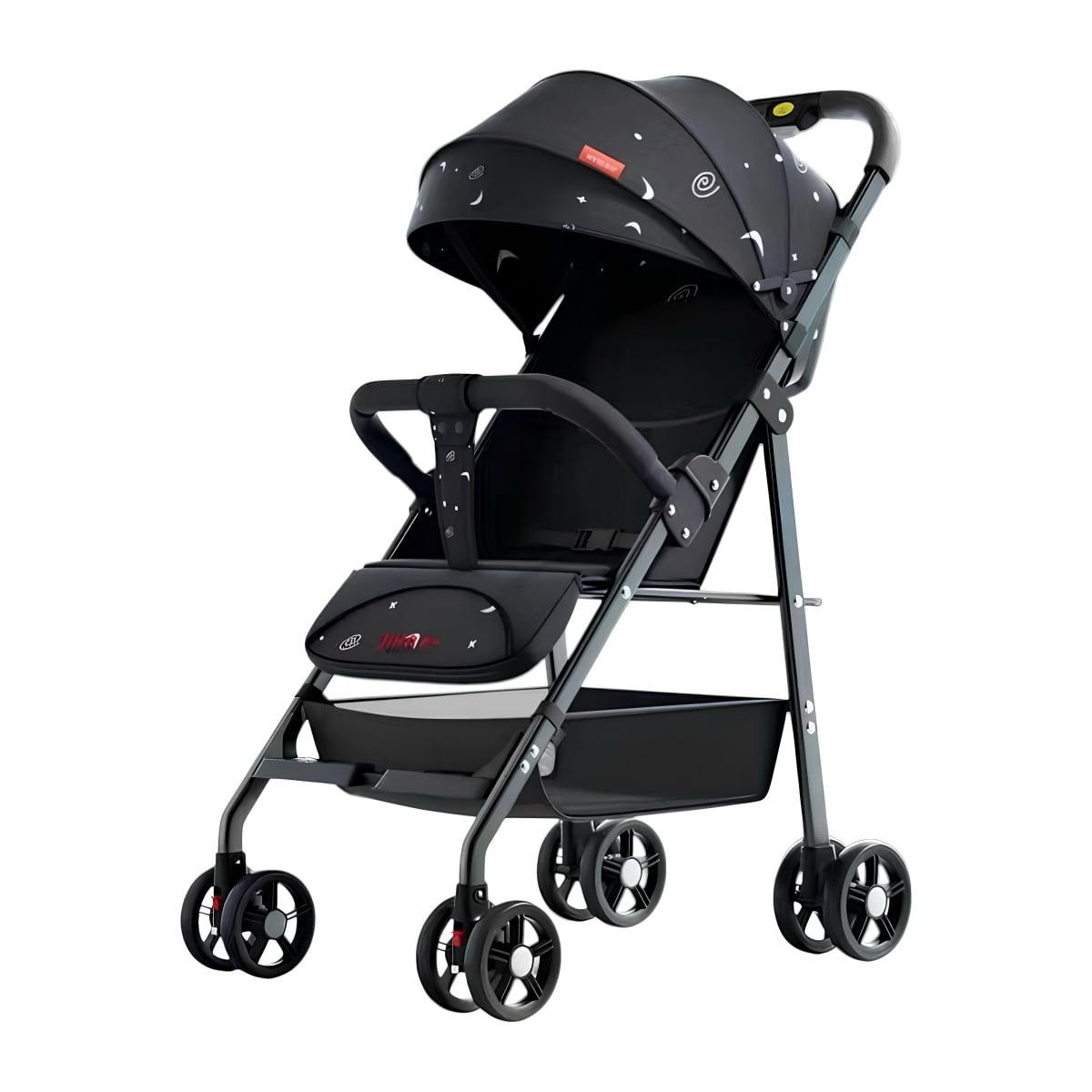 Coche De Paseo Reclinable Liviano Smart Negro Lubabycas