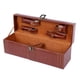 thumbnail image 3 of Caja De Vino De Cuero PU Estilo Vintage Para Celebraciones Aniversario De Año Nuevo Ranura única, 3 of 5