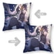 thumbnail image 2 of Kochou Shinobu Fundas de almohada de terciopelo con tema, regalos de funda de almohada, decoración para el hogar, cojín de lanzar, regalo de cumpleaños para fans y parejas.61*61cm., 2 of 6