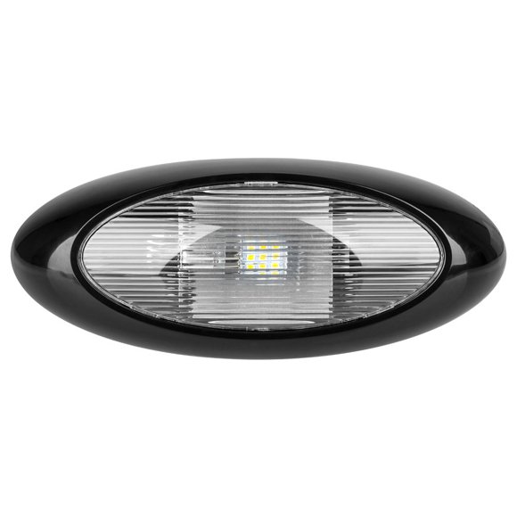 Luz para RV Lumitronics 30 cm, lente clara, base negra