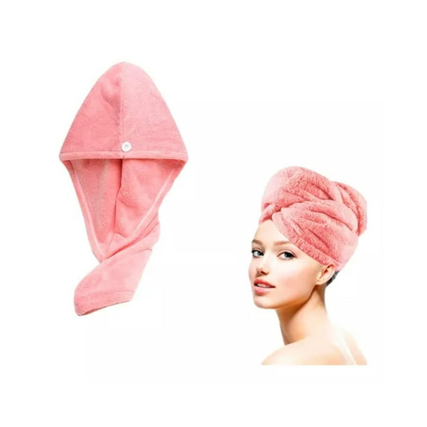 Peluquería Secar Cabello Con Toalla Toalla Turbante Microfibra