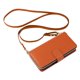 thumbnail image 2 of Funda Cartera con Cremallera y Correa para iPhone 14 Soporte y Tarjetero Marrón, 2 of 6