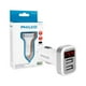 thumbnail image 3 of Cargador Para Automovil Doble Usb Carga Rapida Led Blanco, 3 of 4