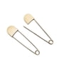 thumbnail image 1 of Imperdibles grandes de 7,6 cm (2 unidades) de acero inoxidable, plateados, resistentes y extra grandes, para mantas., 1 of 5