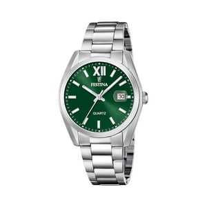 Reloj F20707/8 Festina Verde Hombre Acero Clasico